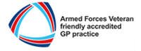 Armed Forces Veteran friendly accredited GP practice